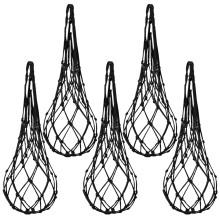5Pcs Heavy Duty Melon Hammock Set, Reusable Crochet Fruit Support Net for Trellis Garden