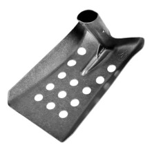 Ergonomic 70 Degree Angled Drainage Shovel with Mesh Filter, Heavy Duty Manganese Steel for Efficient Sediment Separation