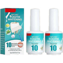 (2 Pcs) Teeth Whitening Paint, Tooth Paint,teeth Whitening Gel Tooth Polish Uptight White Instant Whitening Paint