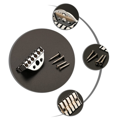 Headless Guitar Accessories Kit with Locking Nut Tuners and Capo, Stable Tuning System Durable Build 1