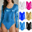 Trendy Form Fitting Leotard Lacquer Leather Jumpsuit-rose red M 4