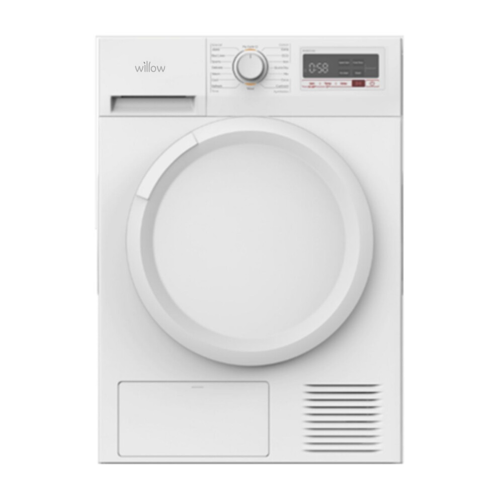 Willow Unisex White Freestanding Heat Pump Tumble Dryer 8Kg - Image 2