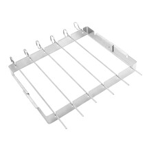 Portable BBQ Grill Rack with Detachable Design for Camping Picnic Outdoor Use Easy Setup and Clean