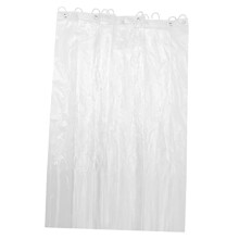 Waterproof Shower Curtain Liner Clear PEVA Heavy Duty Magnetic Hold 72 x 72 for Bathtub Easy Clean