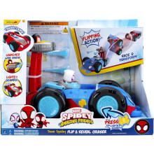 MARVEL Spidey and His Amazing Friends Team Spidey Flip and Reveal Cruiser