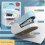 Small Stapler with EffortSaving Lever Design, JamResistant, Compact for Office and Student Use 3