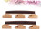 2pcs Banjo Bridge Set for Ukulele and Guitar, ThreeLegged Design, Stable Tone Transfer, Precut Strings 5
