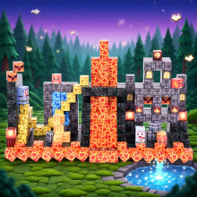 A 160pcs Large Magnetic Building Block Set, a Construction Toy Exclusively for Children! Made from ABS Material