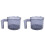 2X Replacement Outer Cup for  NC300 NC301 - Ice Cream Maker Accessory for  Creami Series 1