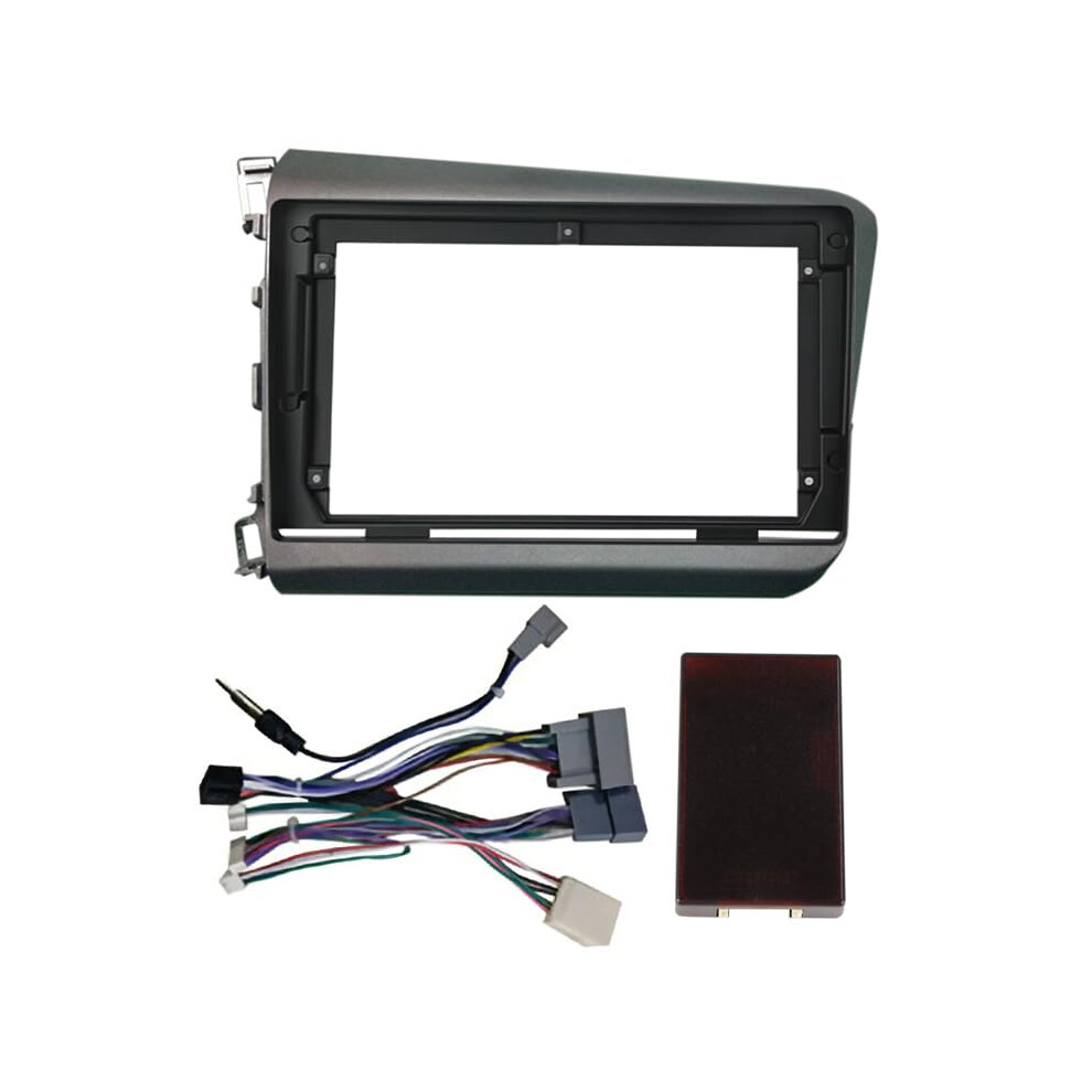 Car Stereo Fascia For Honda Civic 2012Â2015, 9 Inch Radio Frame, Easy Direct Replacement Installation 9310869776390