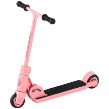 Foldable Mini TType Finger Scooter Toy with Brake, Dual Wheels, Bright Pink for Kids Boys and Girls