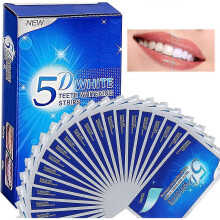 28pcs Teeth Whitening, Whitening Strips, Bleaching Teeth Non Sensitive Tooth Bleaching Strips for Teeth Whitening Against