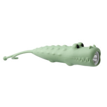 (Green) 1pc Cute Animal Shaped Rechargeable Flashlight, 2-Function Portable Hanging LED Flashlight, Hangable, Bedside Lighting,