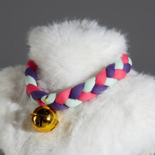 (K002) The 'Cosplay Choice' Features an Adorable Japanese Knot Collar Available in Eight Colors, Designed by Fursuit.