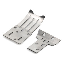 Stainless Steel RC Chassis Armor Guard for Tamiya BB01 BBX 1/10 Scale, Front Rear Protection Upgrade