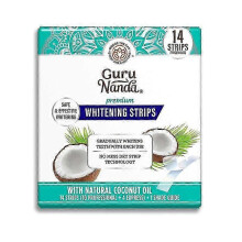 (3pc) GuruNanda Coconut Oil Whitening Toothpaste Mint-flavored Whitening Strip Yellow Toothpaste