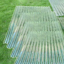 Polycarbonate Roof Panel 35.43x39.37 in Clear UV Resistant Greenhouse Roof Sheet for Patio Garden