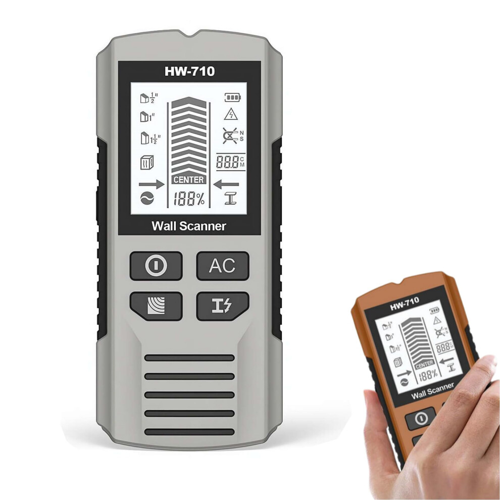 5 In 1 Stud Finder Wall Scanner With Lcd Display For Metal, Wood And Cable Detection 9351714904704