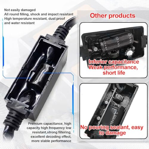 2Pcs LED Headlight Decoder H11 H8 H9 CANBUS Error Canceller No Flicker Plug and Play Harness for Cars 1