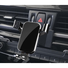 Car Phone Holder for BMW X1 20162022 X2 20172022, Adjustable 360 Rotation AntiSlip Black Mount