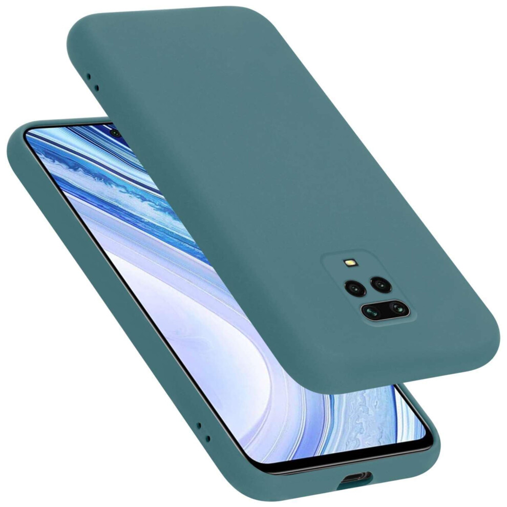 Silicone Case Liquid Tpu Cover, Slim Matte AntiâSlip Shockproof Protection For Xiaomi Redmi Note 9 Pro And 9S Green 9330225649748