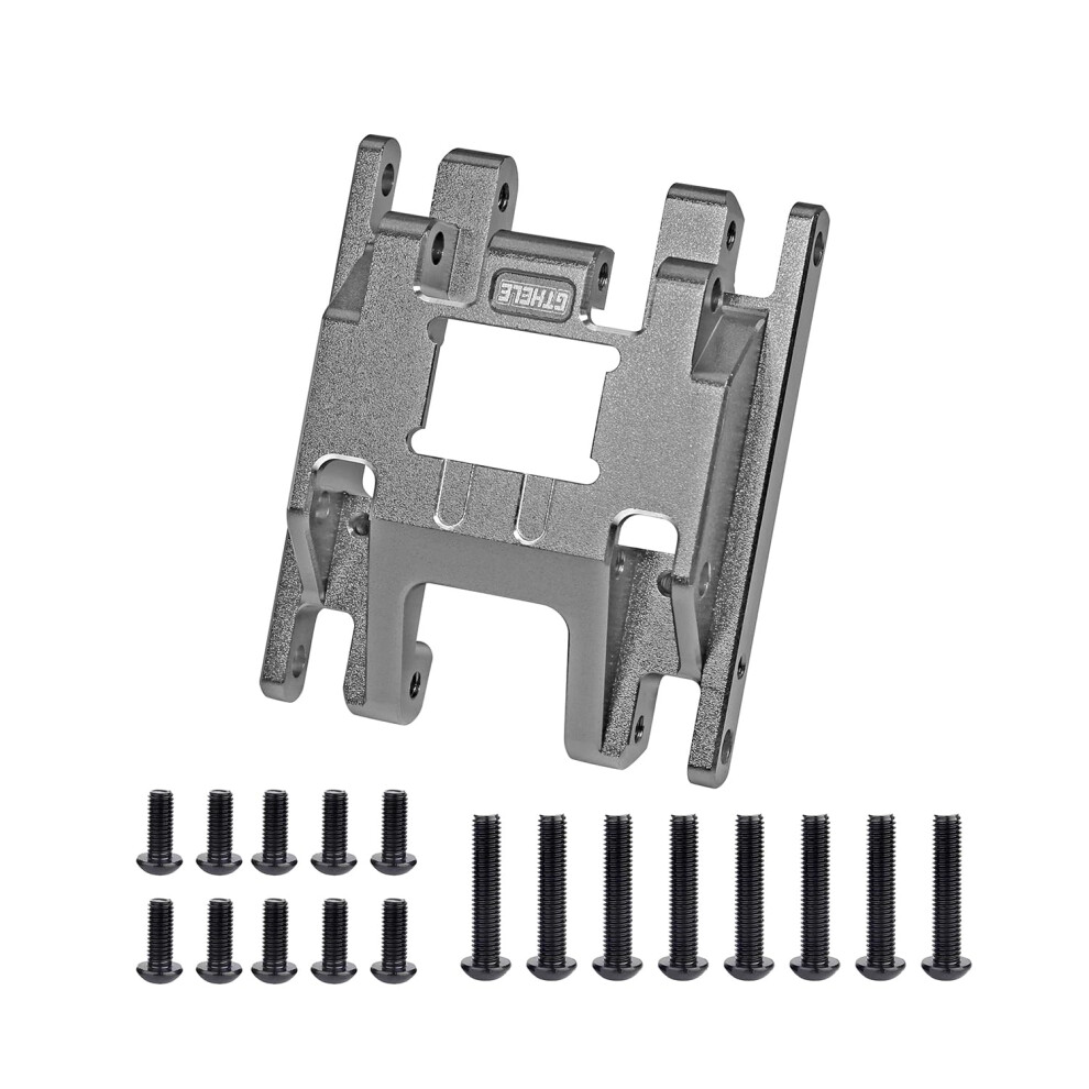Aluminum Upgrade Parts Cnc Precision Skid Plate Transmission Mount For Traxxas Trx4m Rc Crawler Titanium 9330225693482