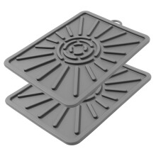 2pcs Silicone Baking Mat Set, NonStick Heat Resistant Grill and Skillet Mat for Kitchen BBQ