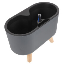Self Watering Planter with Auto Watering System and Water Level Indicator for Indoor Orchids