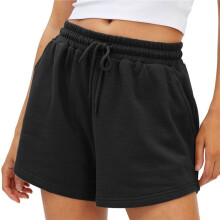 Shorts D'ĂtĂ© pour Femmes, Tenues de Sport DĂ©contractĂ©es, VĂȘtements de Plage, de Vacances, Confortables, Ă la Mode pour L'Automne Noir XL