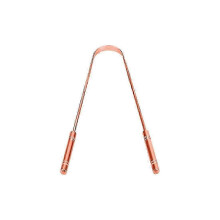 Copper Design Premium Tongue Cleaner Pack Of 1 Solid Copper Body Tongue Scraper