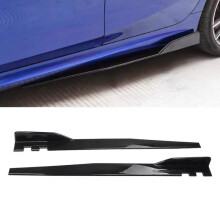 Side Skirts 2017‑2024 Carbon Fiber Extensions Anti‑Scratch Black Easy Install for Kia Stinger