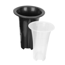 Orchid Pots with Drainage Holes for Indoor and Outdoor Gardening, Breathable Plastic Planter 2 Sets