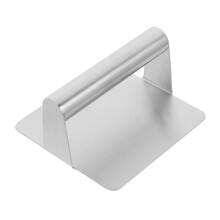 Stainless Steel Burger Press for Griddle – Heavy Duty Meat Press with Ergonomic Handle for Even Cooking