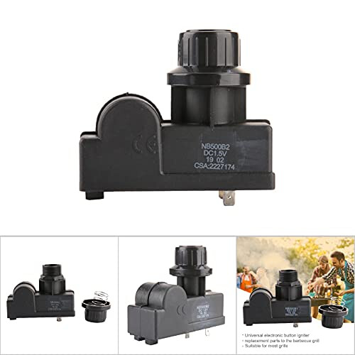Universal Gas Grill Ignition Module 2 Outlet, Battery Powered BBQ Pulse Igniter Replacement 2