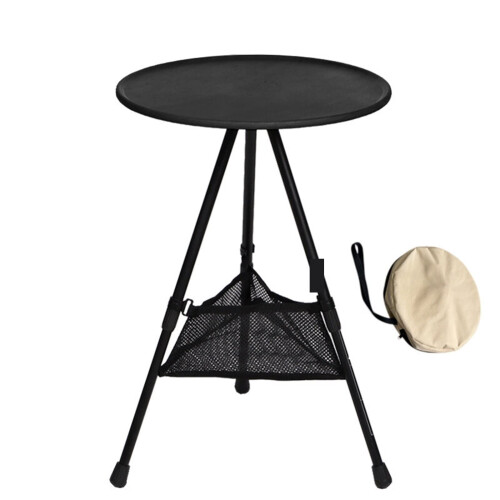 Aluminum Folding Camping Table with Quick Snap Assembly, Lightweight Durable Frame for Outdoor BBQ