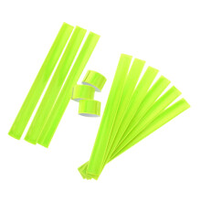 12Pcs Reflective Slap Bracelets Visibility Running Reflective Bands for Night Cycling Jogging Outdoor Safety