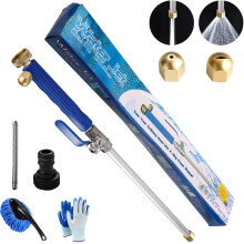 2in1 Pressure Power Washer Wand with Dual Jet Modes and Quick Hose Connection, Blue