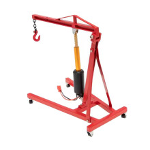 1/10 RC Engine Hoist Kit Metal Realistic Lift Crane for RC Garage Accessories Red Model Display
