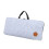 Storage bag for PC keyboards, 87key keyboard case with handle, versatile for mobile office use, portable protective case, light gray 1
