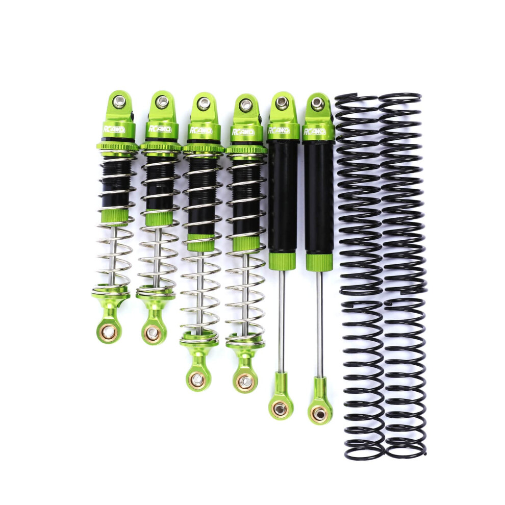 Full Alloy Adjustable Shocks For Losi 1/10 Hammer Rey U4 4Wd Rock Racer Suspension Upgrade Green 9310869702764