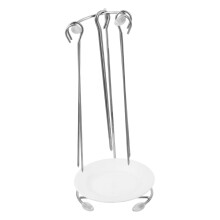Stainless Steel Skewer Rack Set for Grill, Even Cooking and Easy Clean BBQ Holder for Outdoor Cooking