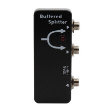 Professional Guitar Buffer Splitter Pedal with Tone Preservation Technology and Low Noise Dual Routing