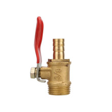 Garden Hose Adapter 2pcs 3/8 Inch Male to Barbed Brass Hose Fitting LeakResistant Connector for Greenhouse Irrigation
