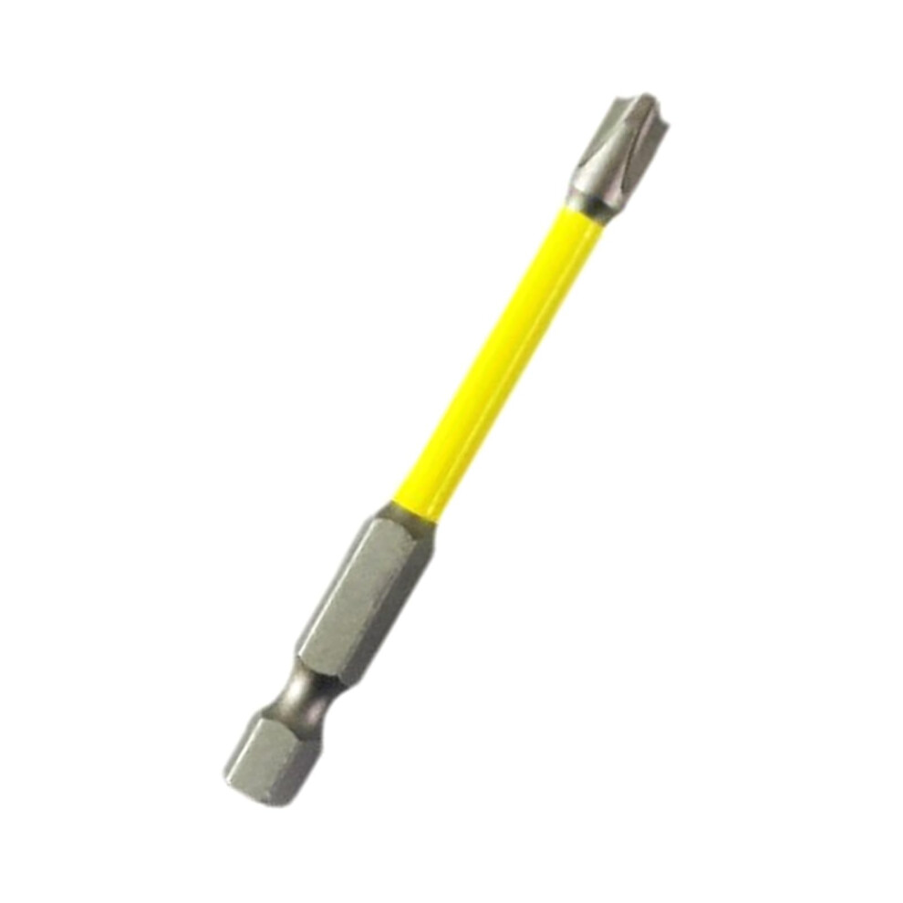 Electrician Screwdriver Bits Set 65Mm And 110Mm, Magnetic Slotted, Hardness Alloy Steel, Duallength Design 9351714905466