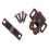 Cabinet Door Latch Silver Spring Loaded Catch for Cupboard Lock Heavy Duty Secure Closure 5