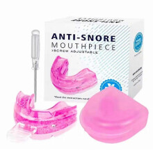 2026 Anti-snore Device Screw Adjustable Anti Snore Mouthpiece pink