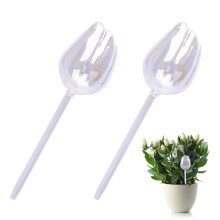 2pcs Glass Self Watering Globes Tulip Shape Automatic Plant Watering Devices for Indoor and Outdoor Pots