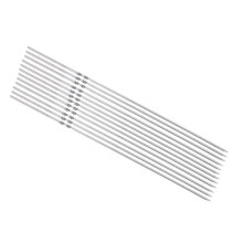 50 Pack Wide Flat Stainless Steel BBQ Skewers Reusable Metal Grilling Sticks AntiRoll Durable Design for Outdoor Barbecue and Camping