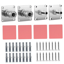 4PCS Wall Mount Foam Cannon Holder 1/4 Inch Quick Connect Pressure Washer Accessory Organizer for Car Wash Tools
