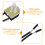 4pcs Light Dimmer Knob Set, Smooth Rotary Control, Easy Installation for Wall and Ceiling Lamps 3